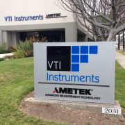 VTI instruments monument signage