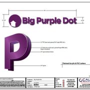 Big Purple Dot Lobby Sign Schematic