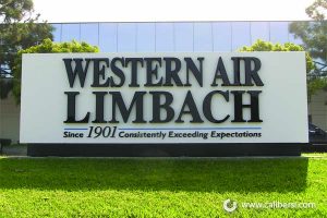 Western Air Limbach Monument Signs at Caliber in Orange County