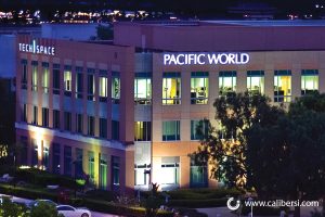 Pacific World Corporate Sign by Caliber in Orange County