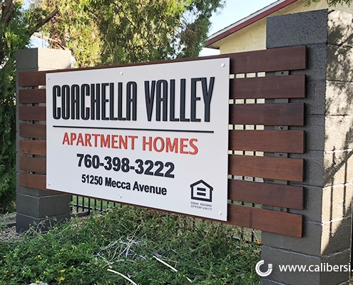 Coachella Valley Apartment Homes Monument Signs