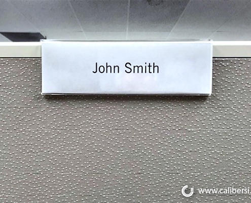 Clear Acrylic Name Plates for Cubicles in Irvine CA