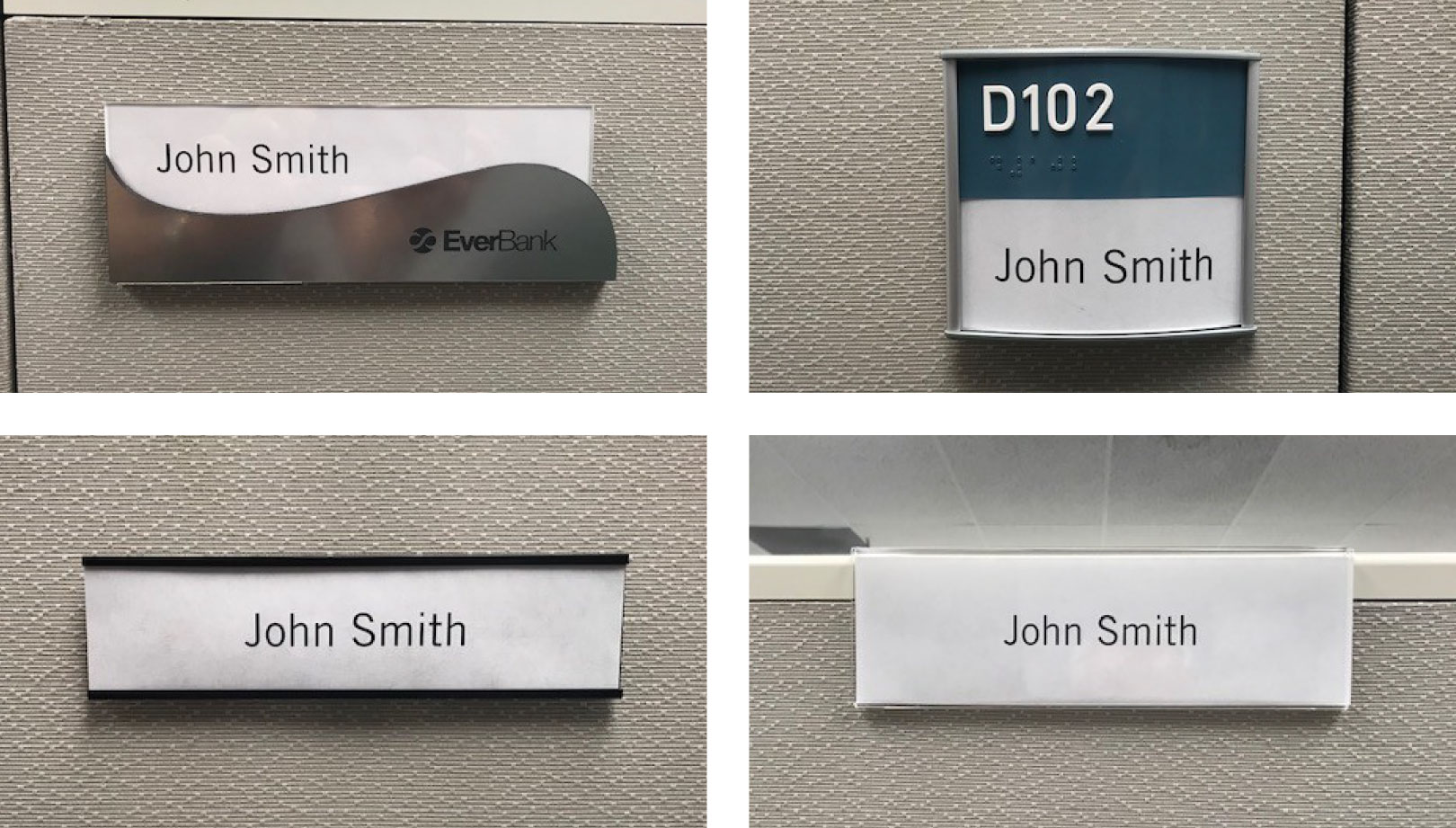 These Name Signs For Cubicles Are Affordable And Easy To Install
