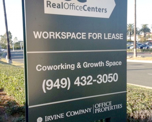 Commercial For Lease Sign Irvine CA Caliber Signs and Imaging WEB