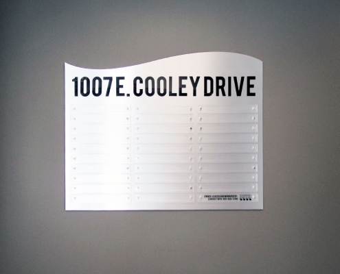 Directory Sign with strips Irvine CA Caliber Signs and Imaging WEB