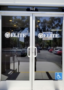 Entrance Door Sign in Vinyl Irvine CA Caliber Signs and Imaging WEB