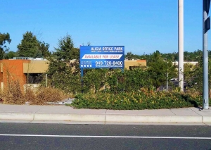 For Lease Property Sign Post and Panel Irvine CA Caliber Signs and Imaging WEB