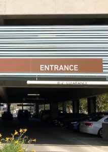 Parking Sign Exit Entrance Irvine CA Caliber Signs and Imaging WEB2