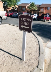 Property Directional Sign Irvine CA Caliber Signs and Imaging WEB