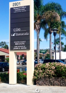Property Pylon Sign Newport Beach CA Caliber Signs and Imaging WEB