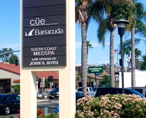 Property Pylon Sign Newport Beach CA Caliber Signs and Imaging WEB