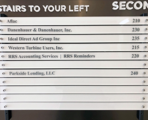 Tenant Strips on Directory Sign WEB