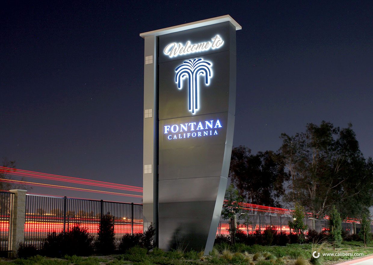 Giant Monument Signs in Fontana CA