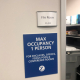 Maximum Occupancy Signs for Offices Reopending in Orange County CA