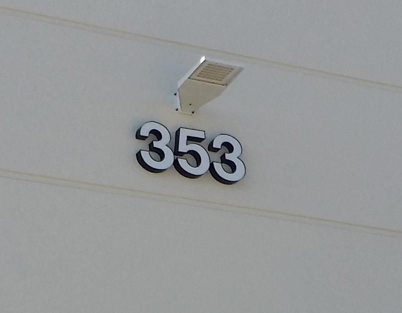Building Address Numbers in Orange County CA