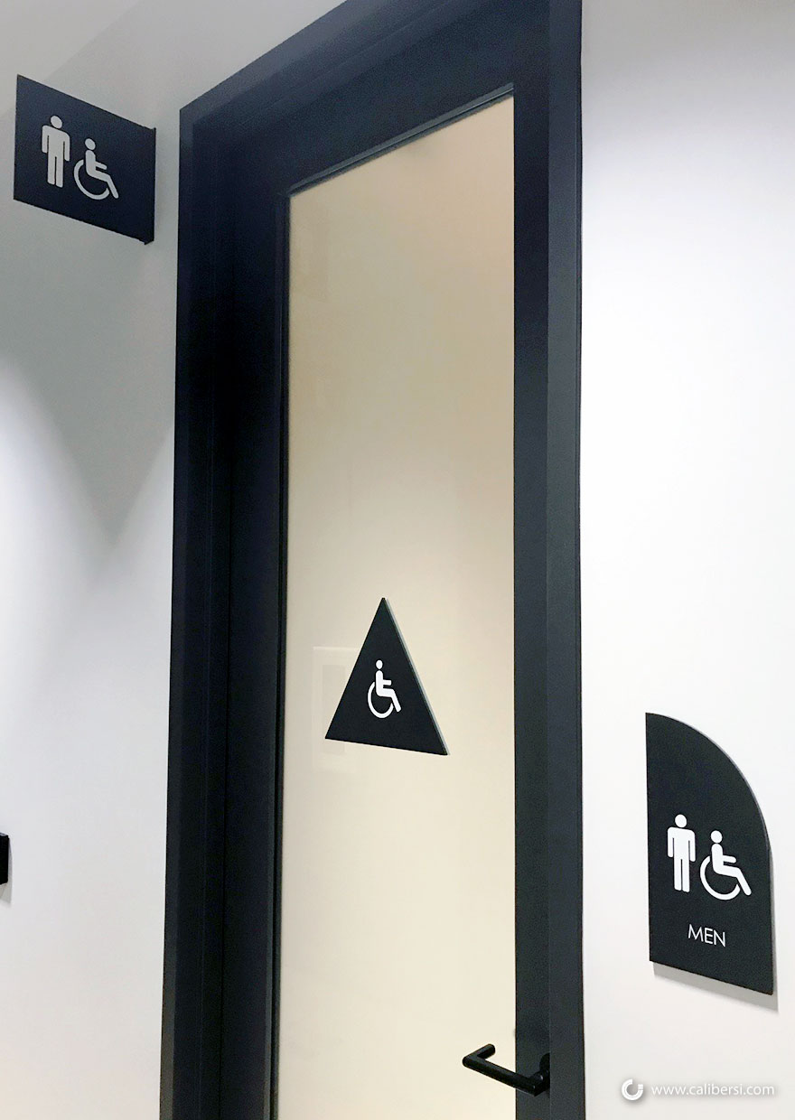 Examples of Restroom Signs for California
