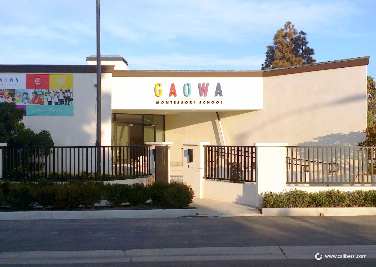 Front Lit channel letters in Costa Mesa CA