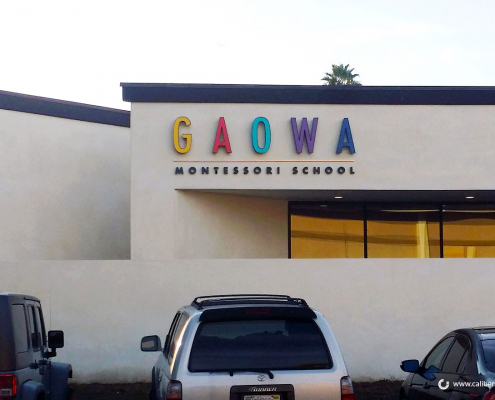 Front Lit channel letters in Orange County CA