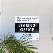 Apartment Property Leasing Office Signs