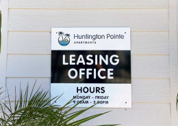 Apartment Property Leasing Office Signs